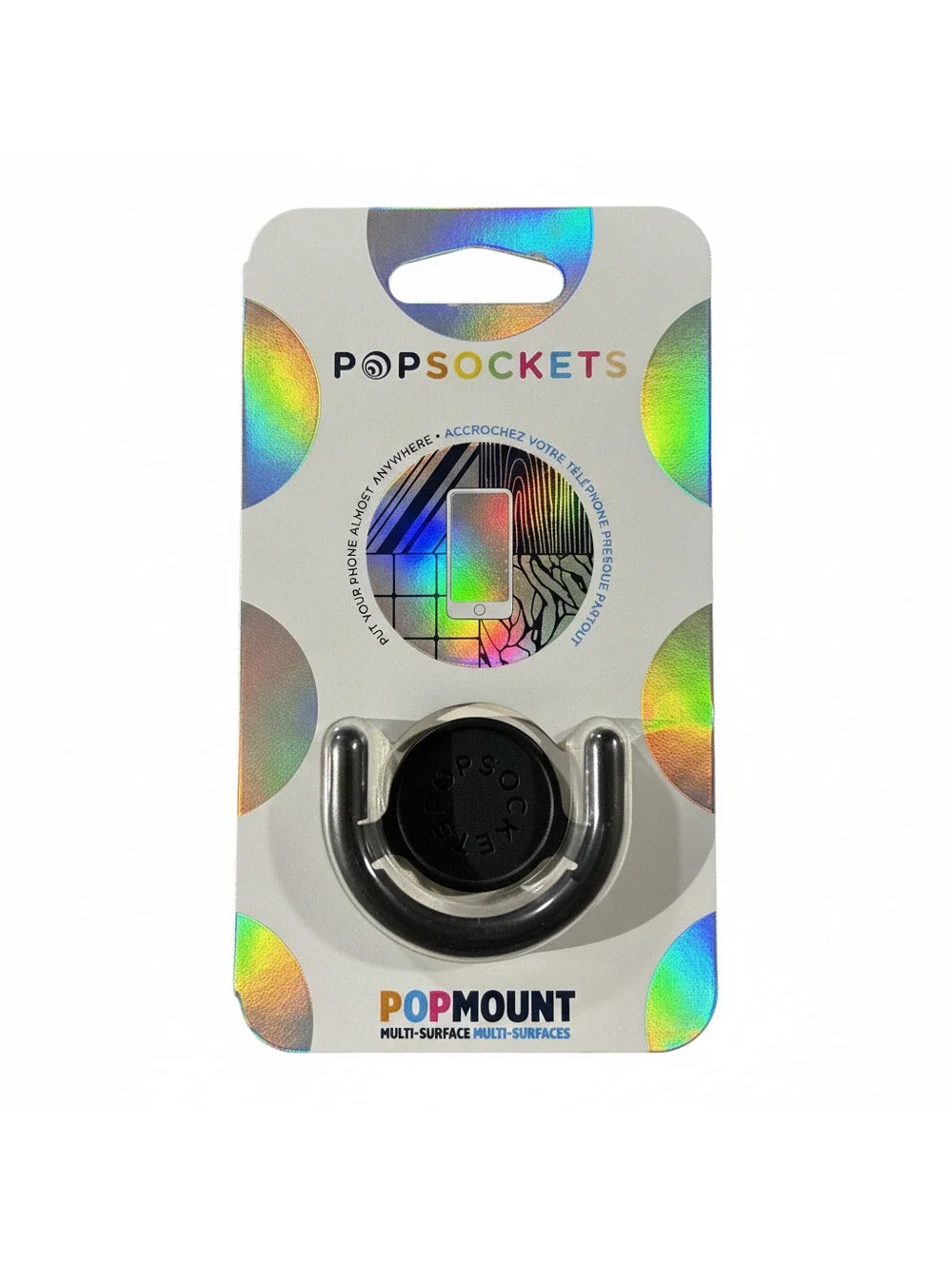 Black PopSockets PopMount: Multi-Surface/Car Mount - PopSockets PopGrip